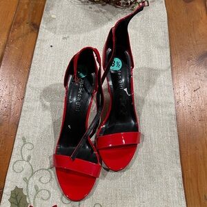 Madden Girl Red Strap Heel